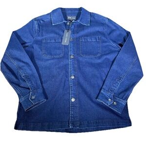 Slate & Stone Men's Dark Wash Denim Jacket- Size Large New